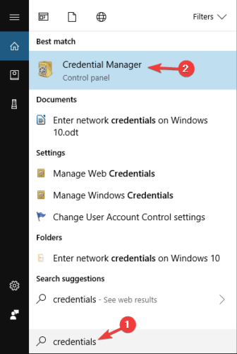 Enter network credentials the username or password is incorrect