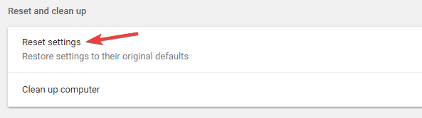 reset settings Chrome showing broken images