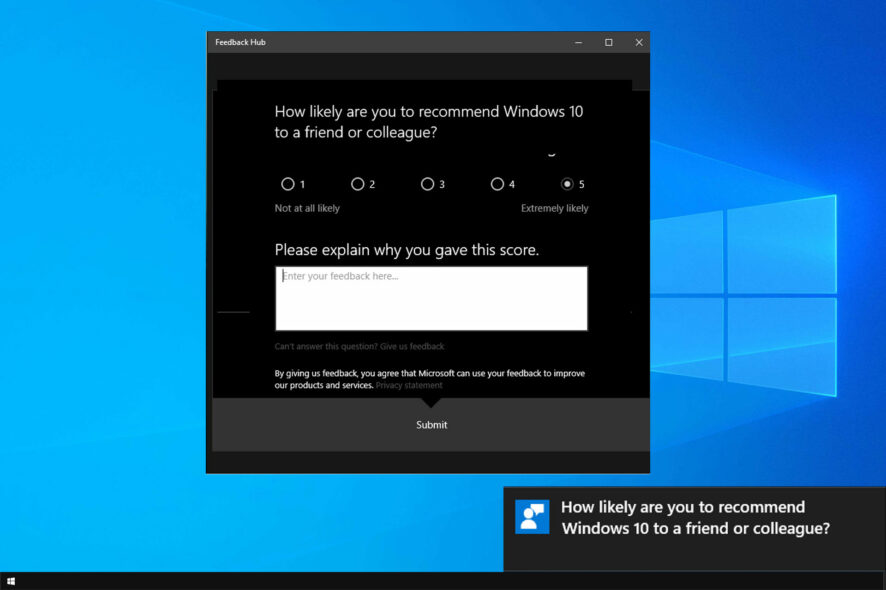 how likely are you to recommend windows 10
