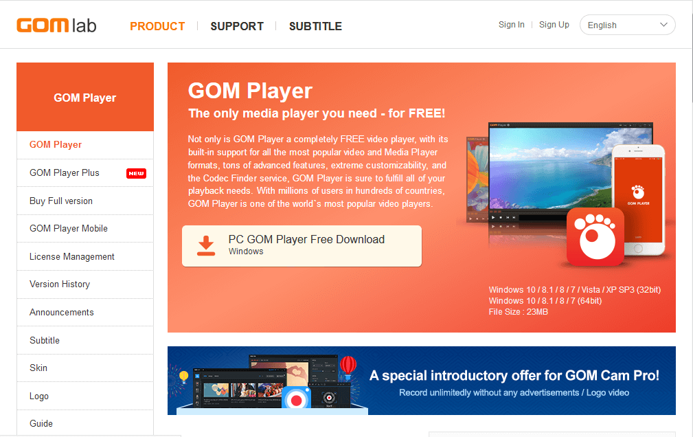 gom player plus review