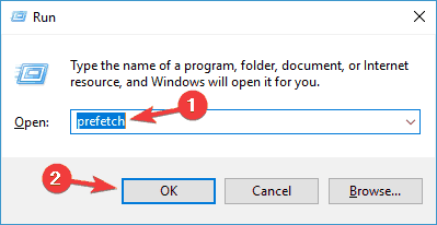 Can't delete temporary Internet files Windows 10