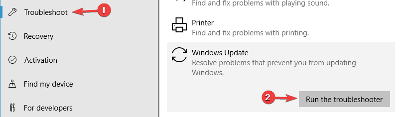 Windows 10 upgrade failed