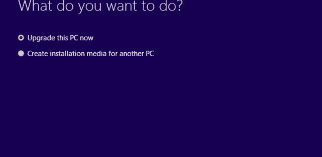 Create installation media for another PC