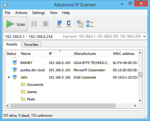 wifi network mac address scanner
