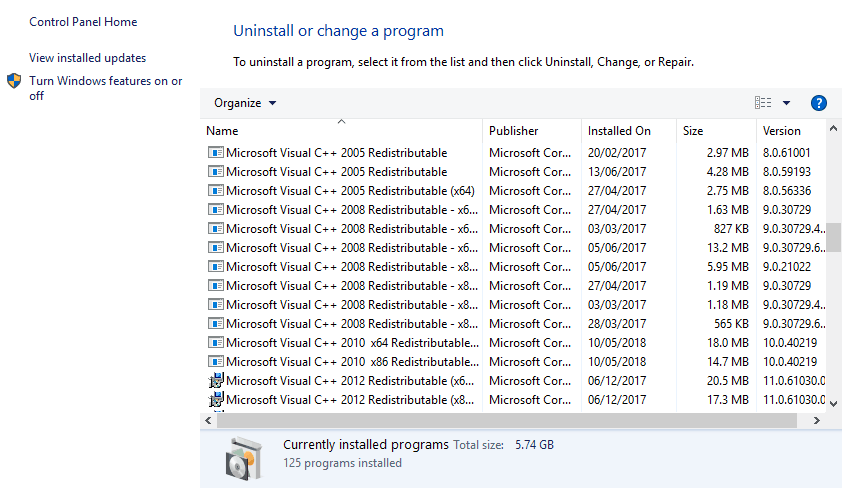 programs not responding in windows 10