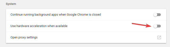 Google Chrome screen went black