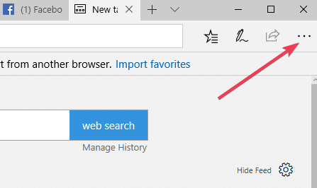 edge browser settings menu