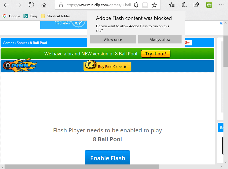 adobe flash update windows 10 chrome