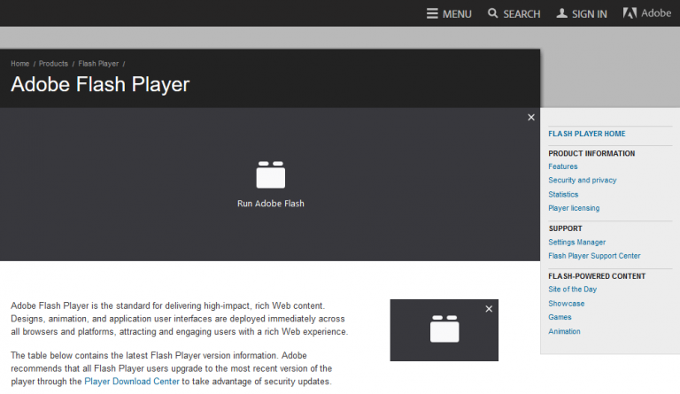 how to unblock adobe flash player in chrome
