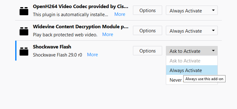 activate adobe flash player on chrome? 2018