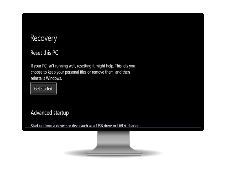 asus windows 10 create recovery media