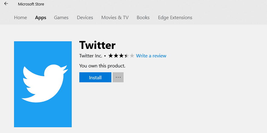twitter uwp end support