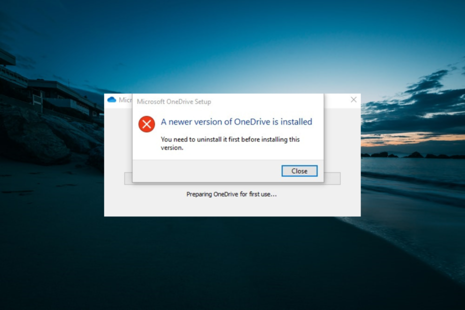 A Newer Version Of OneDrive Is Installed: 3 Fixes To Use