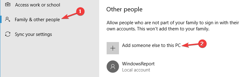 family and other people Cortana keeps closing