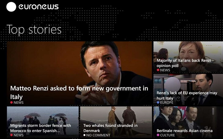 euronews app windows 10