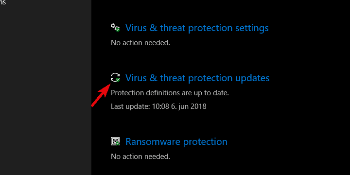 fix update spyware protection windows 10/8, 8.1