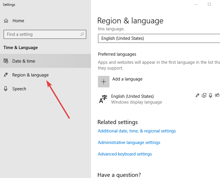 windows 7 change default language to english