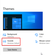 How To Change The Sound Scheme In Windows 10