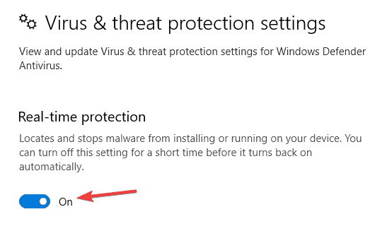 Windows Defender blocking application