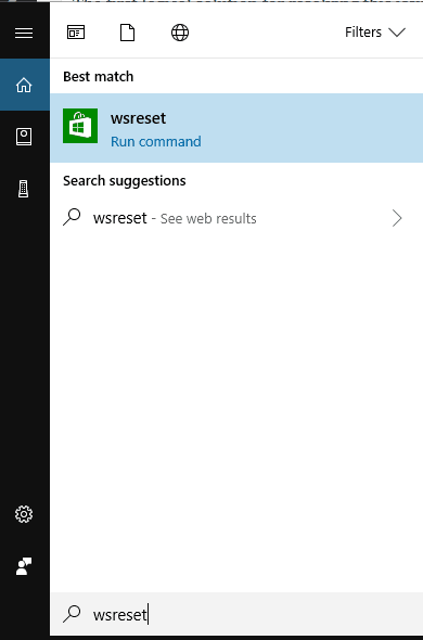 Windows Store cache broken