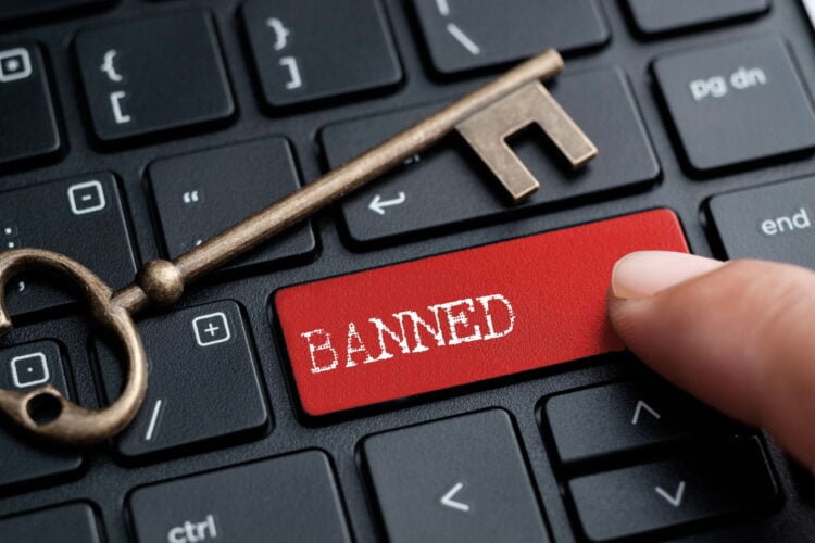 Facebook banned
