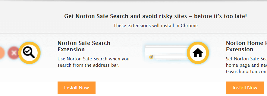 Norton Safe Web Extension