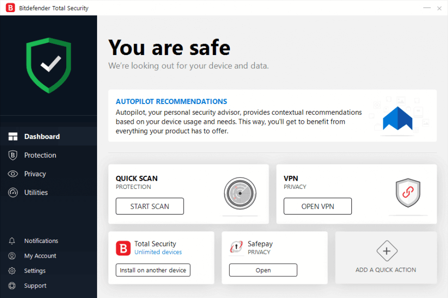 Download Bitdefender Total Security Multi-Platform Antivirus