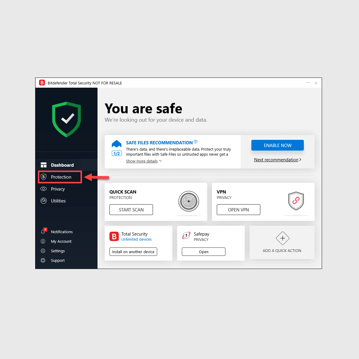 key bitdefender total security 2019