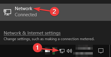 network taskbar Bluestacks unable to connect to the Internet
