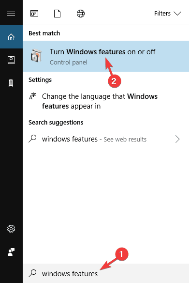 Failed to enable Hyper-V Windows 10