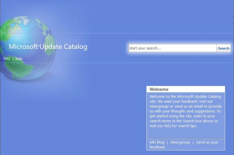 catalog update windows