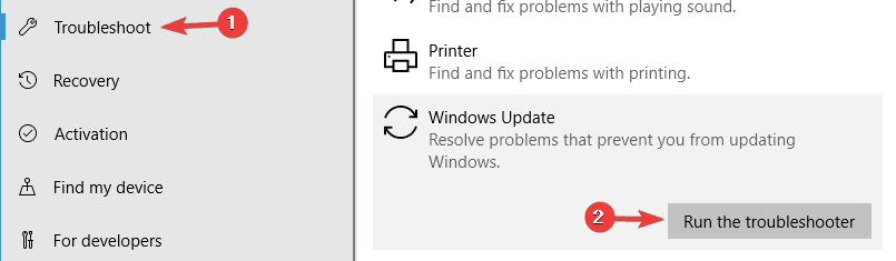 troubleshoot windows 10 update hangs