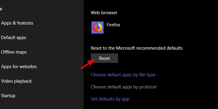 windows 10 won't allow firefox as default browser