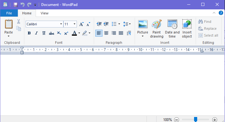 wordpad won't open windows 10