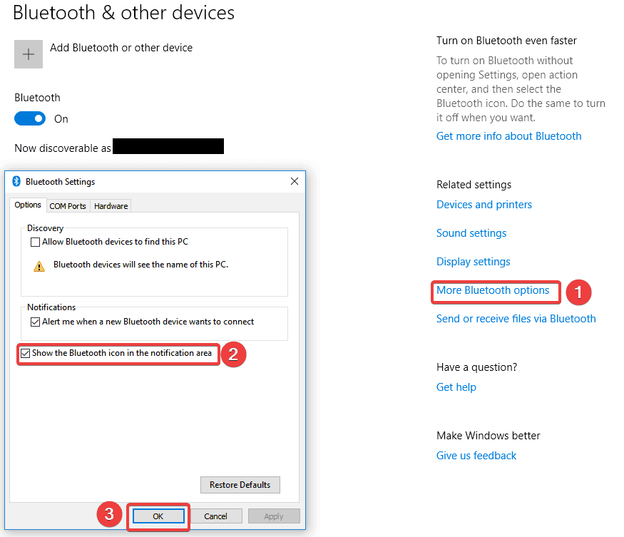 FIX: Bluetooth settings are missing on Windows 10