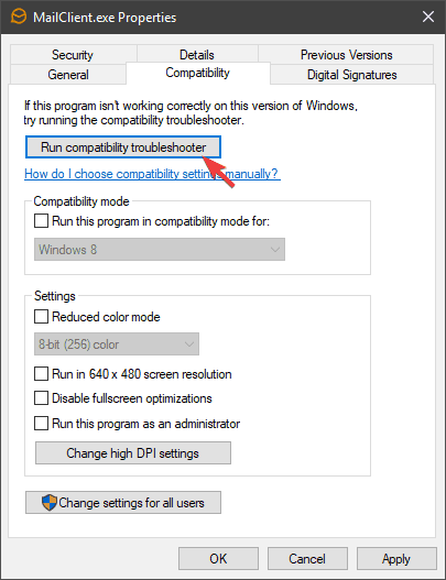 Why would em client not launch at all disable tls filezilla