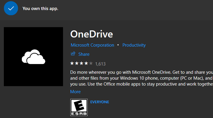 files already exist in this folder onedrive