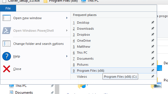 saved files not showing on desktop