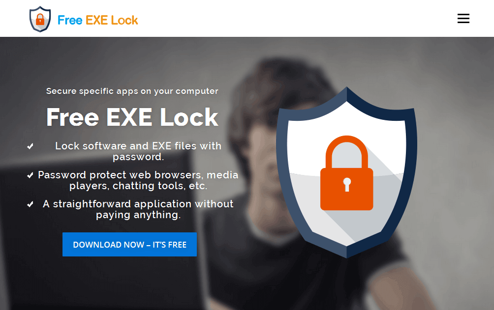 password lock exe files