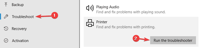 Printer not responding to PC