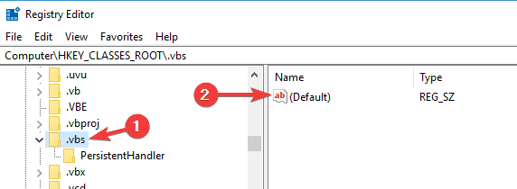 Run.vbs error Windows 7