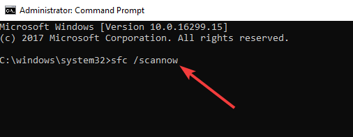 sfc scannow command prompt