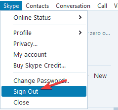 skype won't show my face