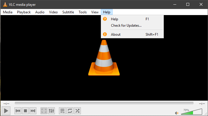 vlc an error occurred while checking for updates