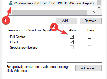 fix windows 10 registry permissions
