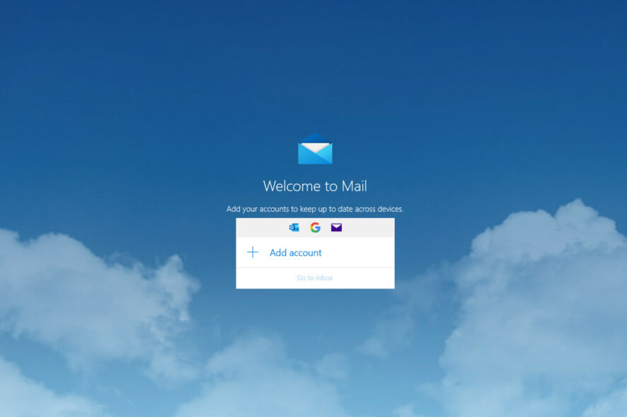 windows 10 mail not showing all emails