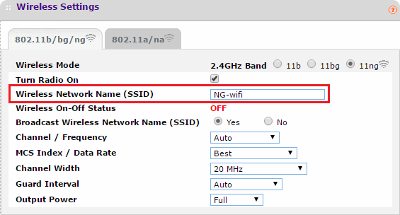 hernoem SSID