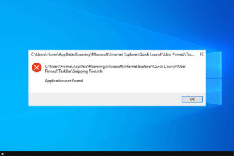 Application Not Found Error On Windows 10 [Fix]