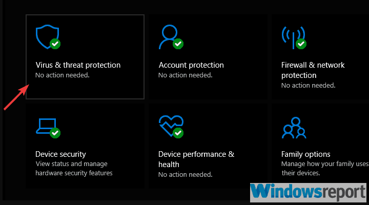 virus & threat protection 