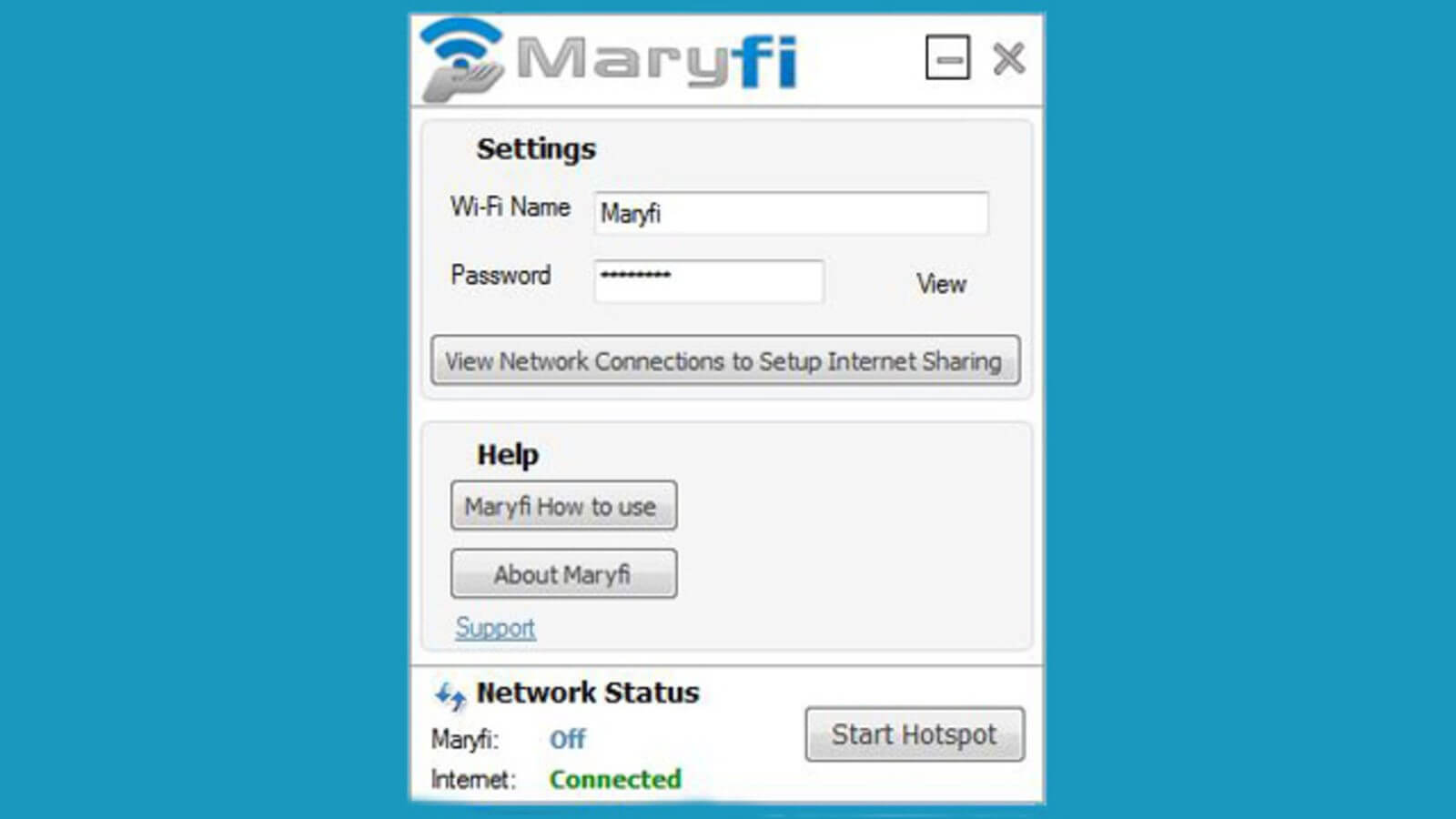 MaryFi HotSpot Software